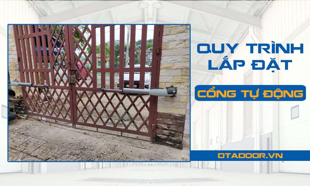 Khám phá quy trình lắp đặt cổng tự động tay đòn 1 Khám phá quy trình lắp đặt cổng tự động tay đòn